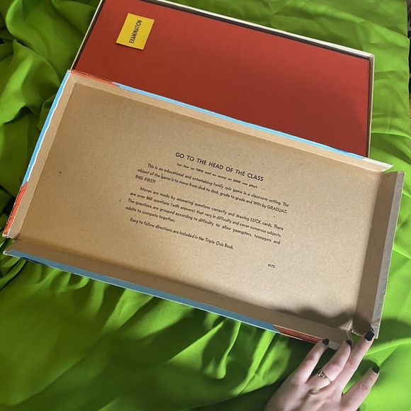 1965 VTG Board Game Go To The Head of The Class Board Game Series 12 - Picture 5 of 15